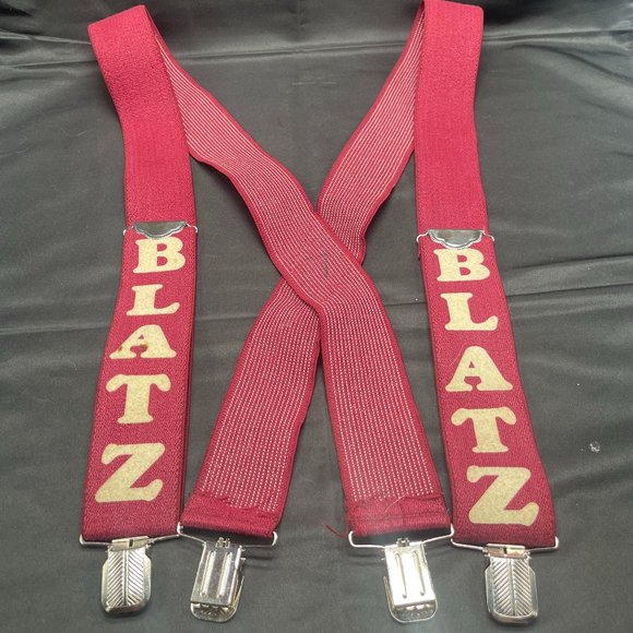 Vintage 1950s BLATZ Beer Adjustable Suspenders Milwaukee...